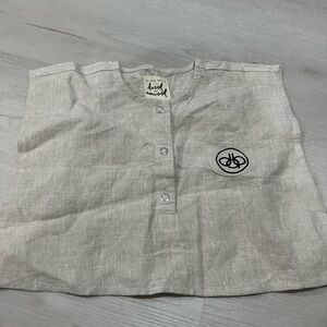 Dazed but amazed Gray Button-Up Shirt with Logo sz 12m
